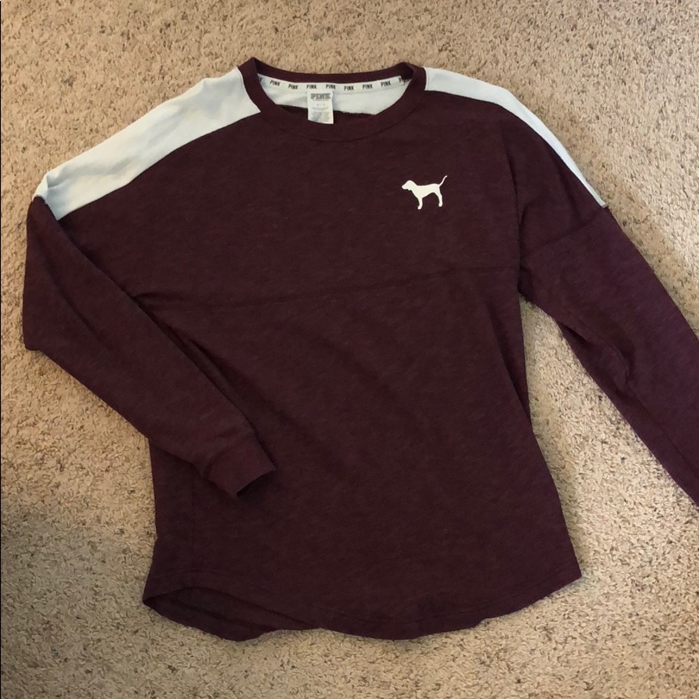 PINK VS Maroon top